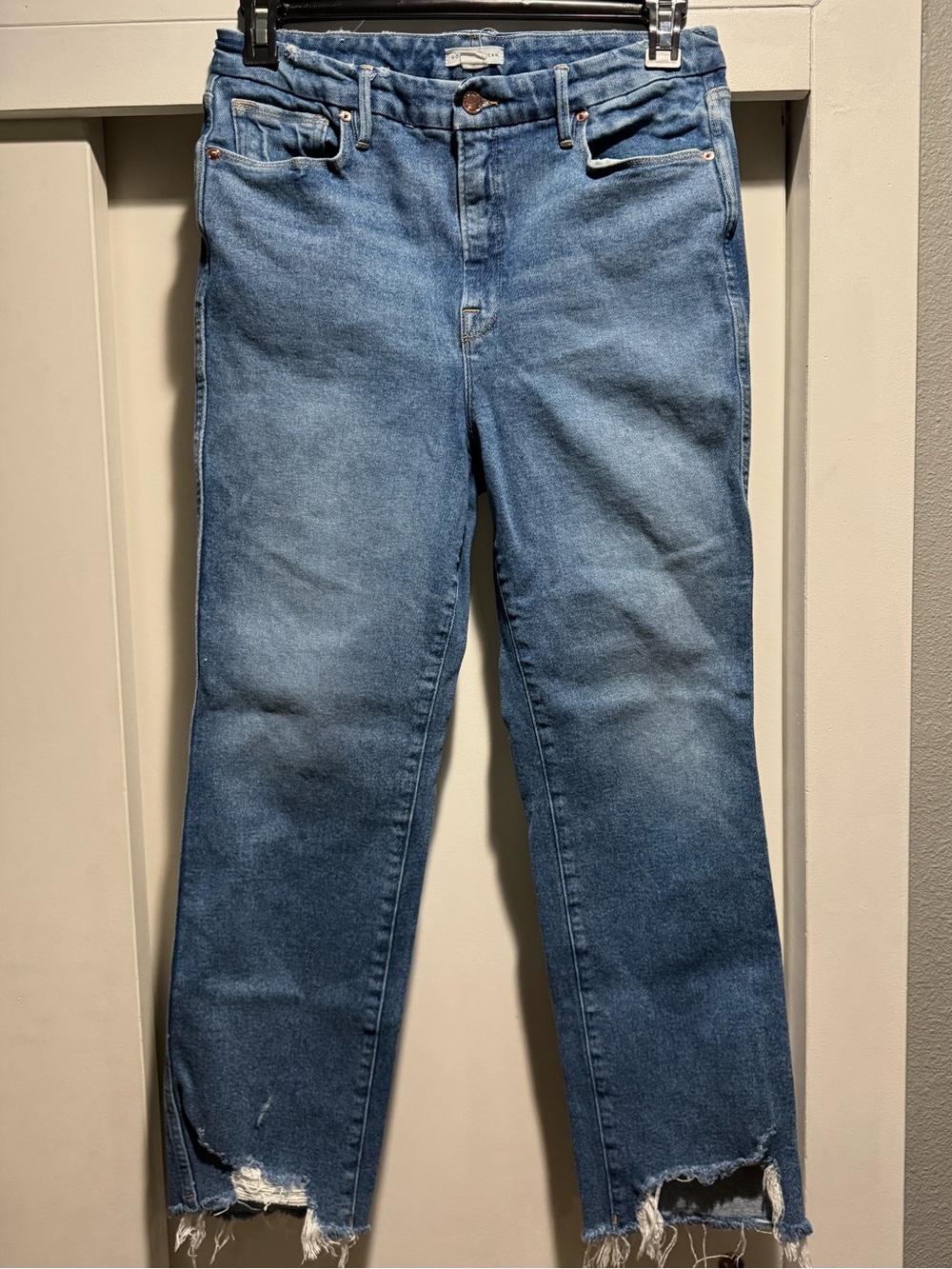 Good American Distressed Jeans